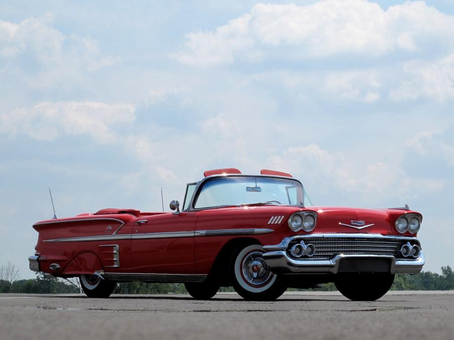  Chevrolet Bel Air Impala Convertible 1958 года  (фото 2 из 67)